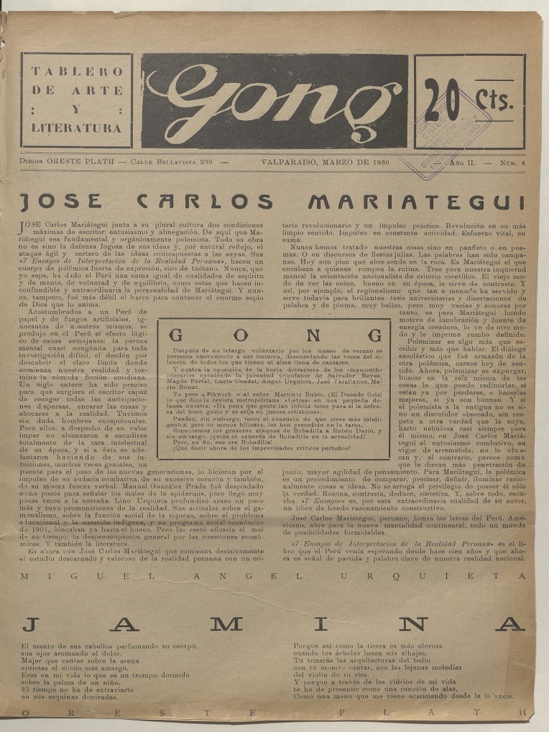 (Revista) Gong (1930) (Año II) N.° 4 PDF