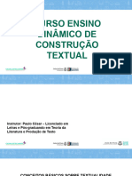 Curso de Construção Textual Aula 1