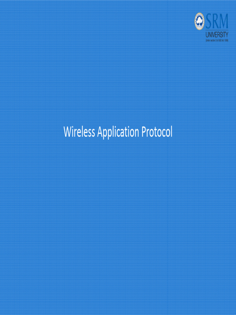Wireless application protocol pdf transport layer security