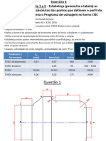 Exercícios CNC 4 Escrever Programa