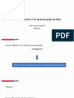 Parecer CNE/CP N.º 16, de 05 de Junho de 2012: Prof. Leandro Gabriel Vídeo 01