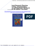 Educational Research Planning Conducting and Evaluating Quantitative and Qualitative Research Creswell 4th Edition Test Bank