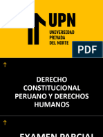 EXAMEN PARCIAL - Derecho Constitucional Peruano y Derechos Humanos