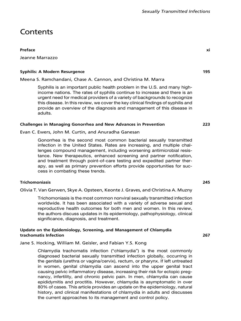 Contents Idc PDF Sexually Transmitted Infection Herpes Simplex