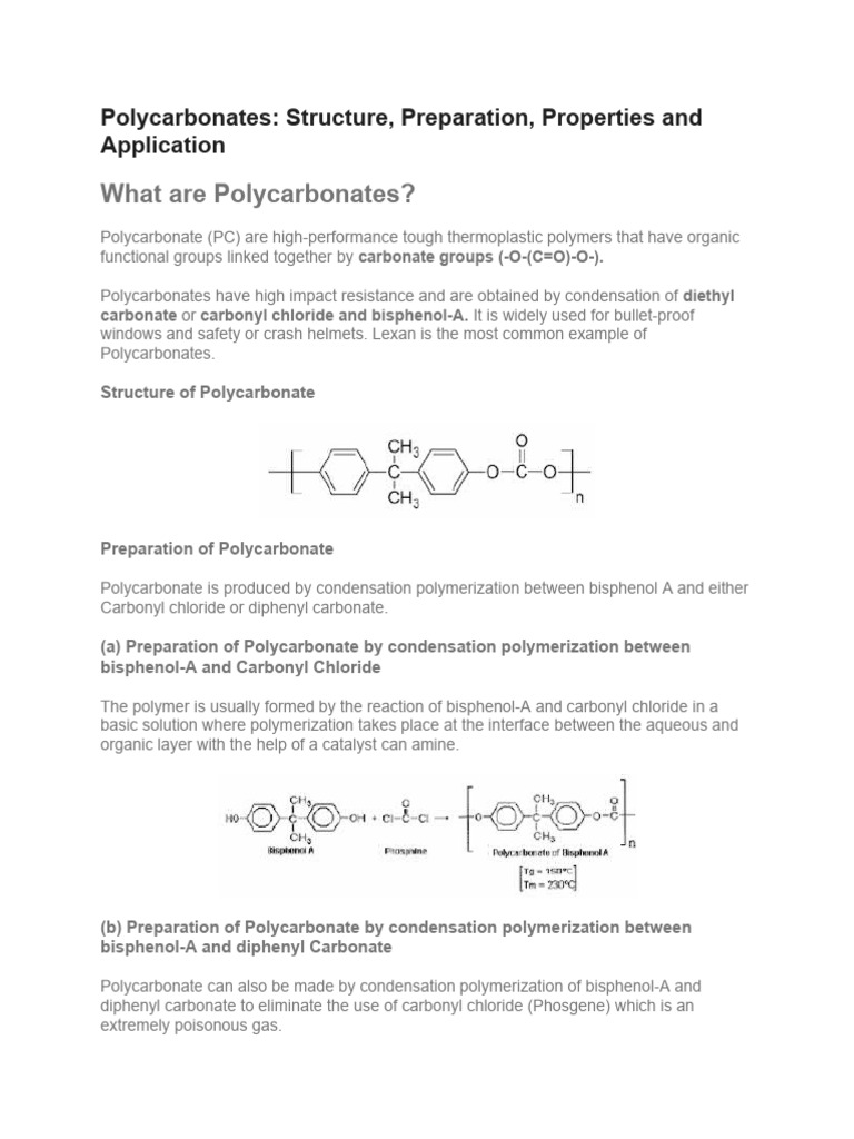 Polycarbonates, Polyamides and Polyurethane | PDF | Polyurethane | Nylon