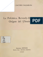 Bajarlía, J. La Polémica Reverdy-Huidobro - Origen Del Ultraísmo