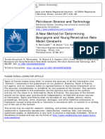 Rahimzadeh, H., Mostofi, M., & Hashemi, A. (2011) - A New Method For Determining Bourgoyne and Young Penetration Rate Model Constant