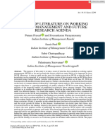 Journal of Economic Surveys - 2018 - Prasad - Review of Literature On Working Capital Management and Future Research Agenda
