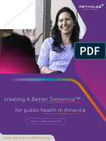 Reynolds-American Creating A Better Tomorrow For Public Health in America