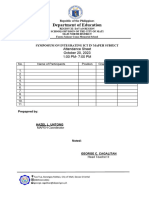 Attendance Sheet