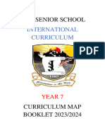 Year 7 2023-2024 Curriculum Mapping