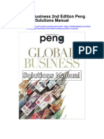 Global Business 2nd Edition Peng Solutions Manual