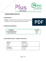 Fertilizante Foliar PK-Plus