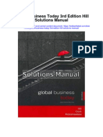Global Business Today 3rd Edition Hill Solutions Manual