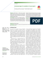 A Jejunal Atresia Type I in Newborn.a Case Report