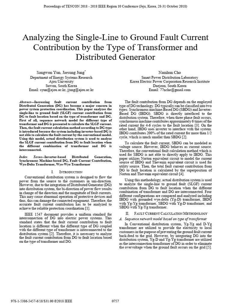 analyzing-the-single-line-to-ground-fault-current-contribution-by-the