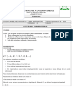 Recuperacion de Matematicas Grado 7