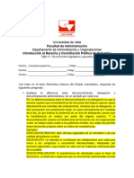 Talleres 3 y 4 - Introducción Al Derecho y Constitución Política de Colombia
