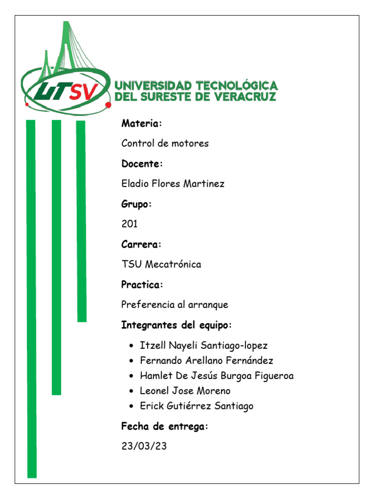 Practica 4 - Control de Motores | PDF | Tecnología e ingeniería