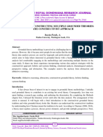 A Strategy For Constructing Multiple Grounded Theories The Constructivist Approach