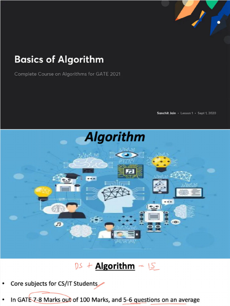 Lesson 01-Basics of Algorithm | PDF