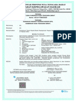 Petikan Keputusan Gubernur Nusa Tenggara Barat Nomor: 823.3/117/BKD/2023 Tentang Kenaikan Pangkat Pegawai Negeri Sipil Gubernur Nusa Tenggara Barat