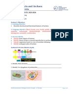 G7 FR U6L1-Bacteria-Class Worksheet