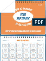How to Increase Your SEO Traffic in 30 Days