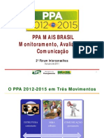 Apresentação Carlos Pinho - Segundo Fórum Interconselhos PPA 2012-2015
