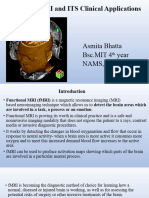 Functional MRI and ITS Clinical Applications