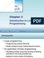 Chapter 3 - Introduction To Linear Programming A