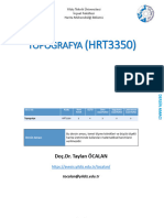 HRT3350 Topografya Bolum5