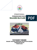 Proposal Pembangunan Masjid Hanadi Eid