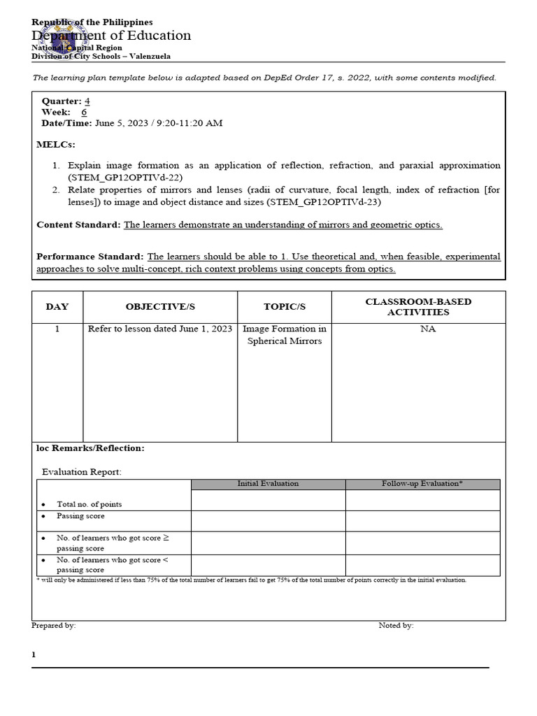 Week 5A - Spherical Mirrors | PDF | Optics | Radiation