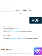 Chapter 9 - Forces and Motion