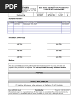 MFG-0129 A FX Machine Data Server Installation Procedure