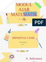 Modul Ajar MTK Mengenal Uang