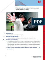 La Desigualdad y Violencia Hacia Las Mujeres Peruanas, Ancash Producidos en El Año 2022 - Grupo 02