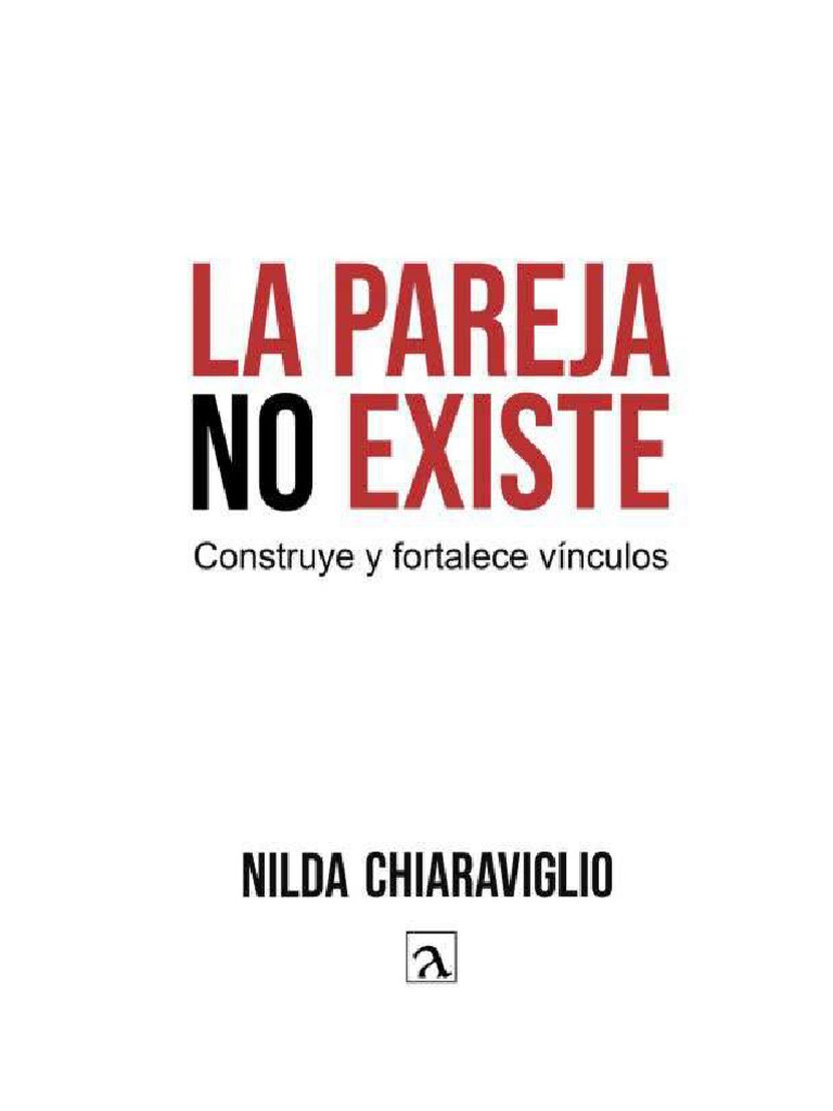 La Pareja No Existe - Nilda Chiaraviglio | PDF