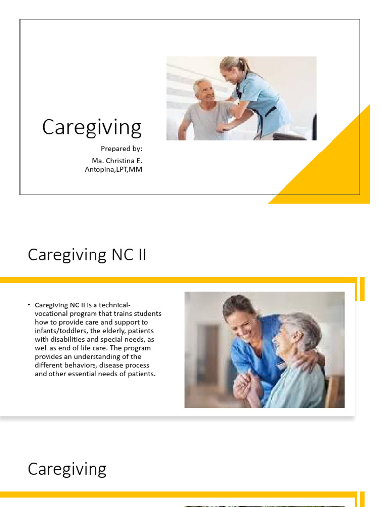 GETTING STARTED WITH CAREGIVING visual data 6