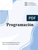 PROGRAMACION Juan Antonio Rodriguez Rodriguez