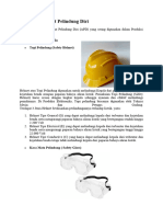 Jenis - Jenis Alat Pelindung Diri Apd