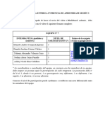 Formato para La Entrega Evidencia de Aprendizaje 3 Grupo 7