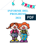 Plantilla Informe Del Progreso Inicial 2021