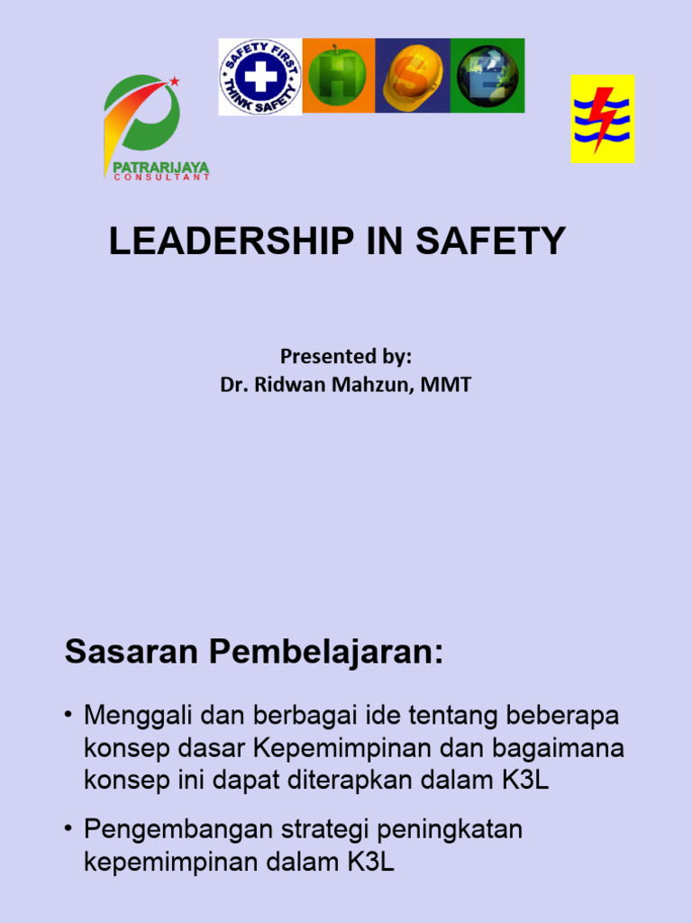 Safety Leadership Pdf