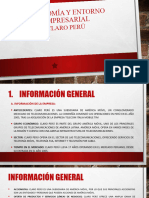 Economía y Entorno Empresarial CLARO PERU