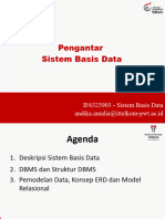 1 Pengantar Sistem Basis Data