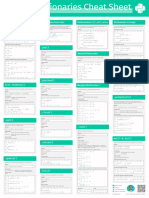 Python Dict Cheat Sheet