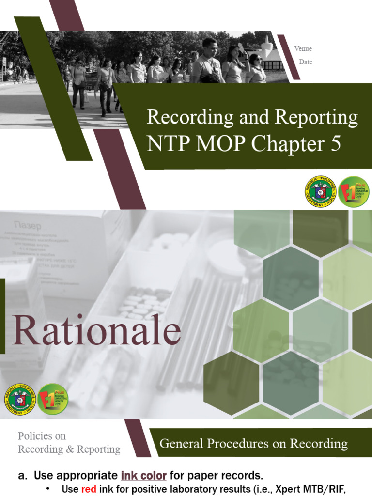 NTP MOP 6th Ed Module 11 Reporting and Recording PDF Tuberculosis