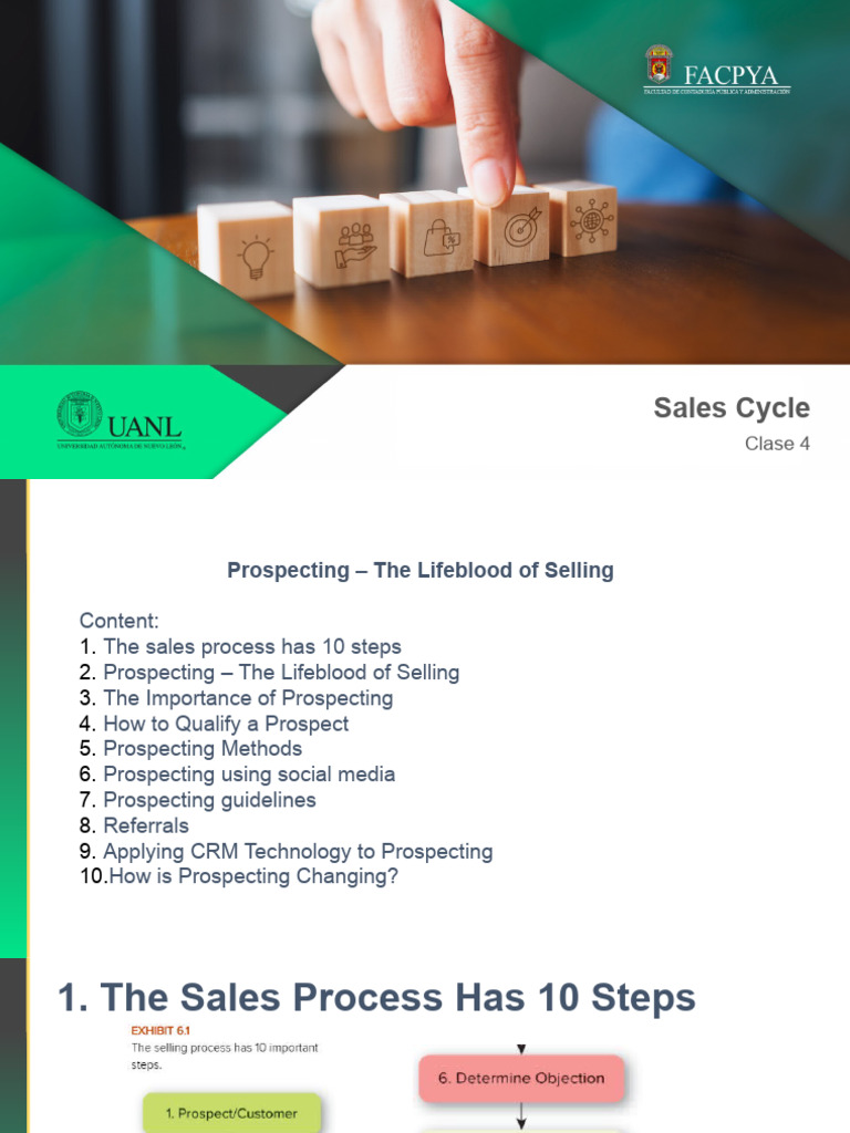 Mastering the Sales Prospecting Cycle | PDF | Sales | Customer ...